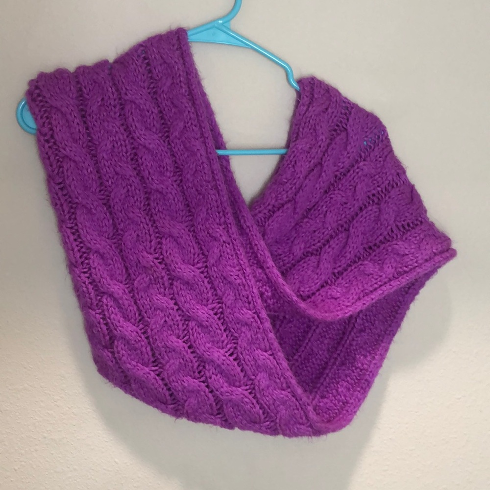 Purple Infinity Scarf